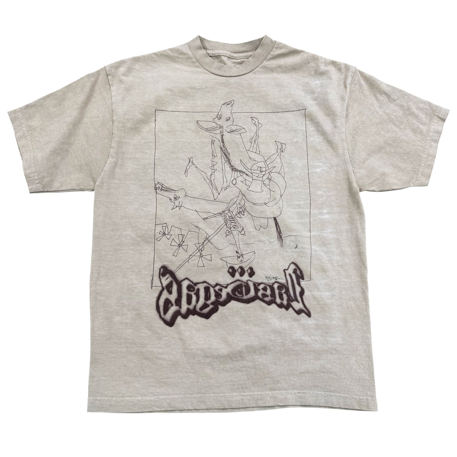 CJ X RALPH STEADMAN SKETCH TEE