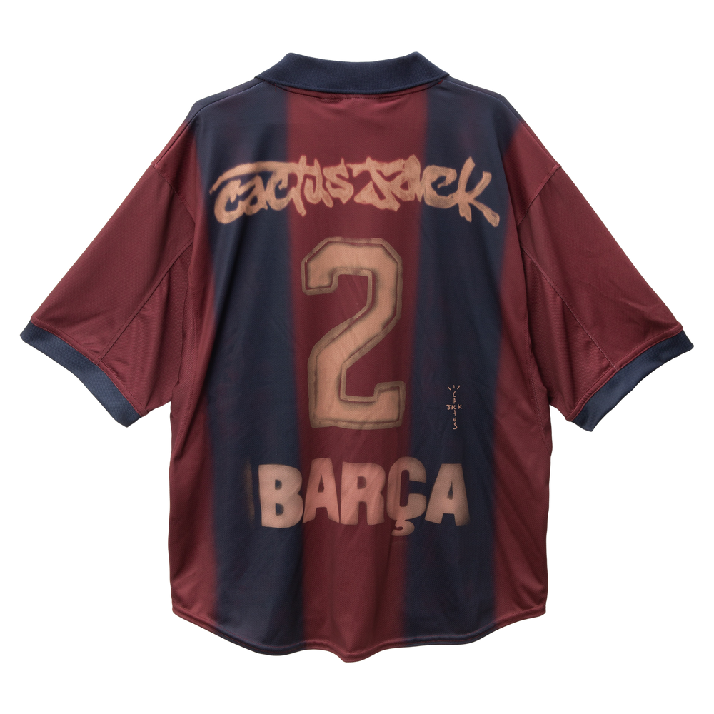 CJ X NIKE X FC BARCELONA RETRO 2000/01 HOME SKELETON JERSEY alternate image