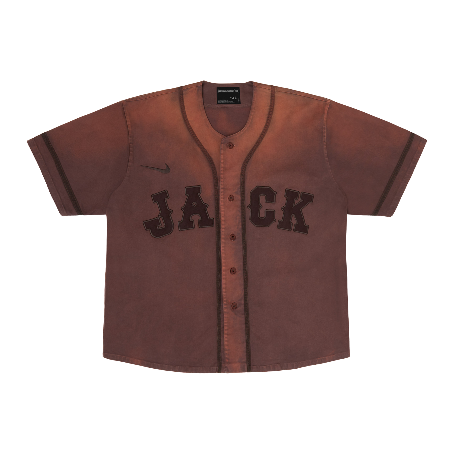 CJ X FRAGMENT X NIKE TOKYO JACK RETRO BASEBALL JERSEY