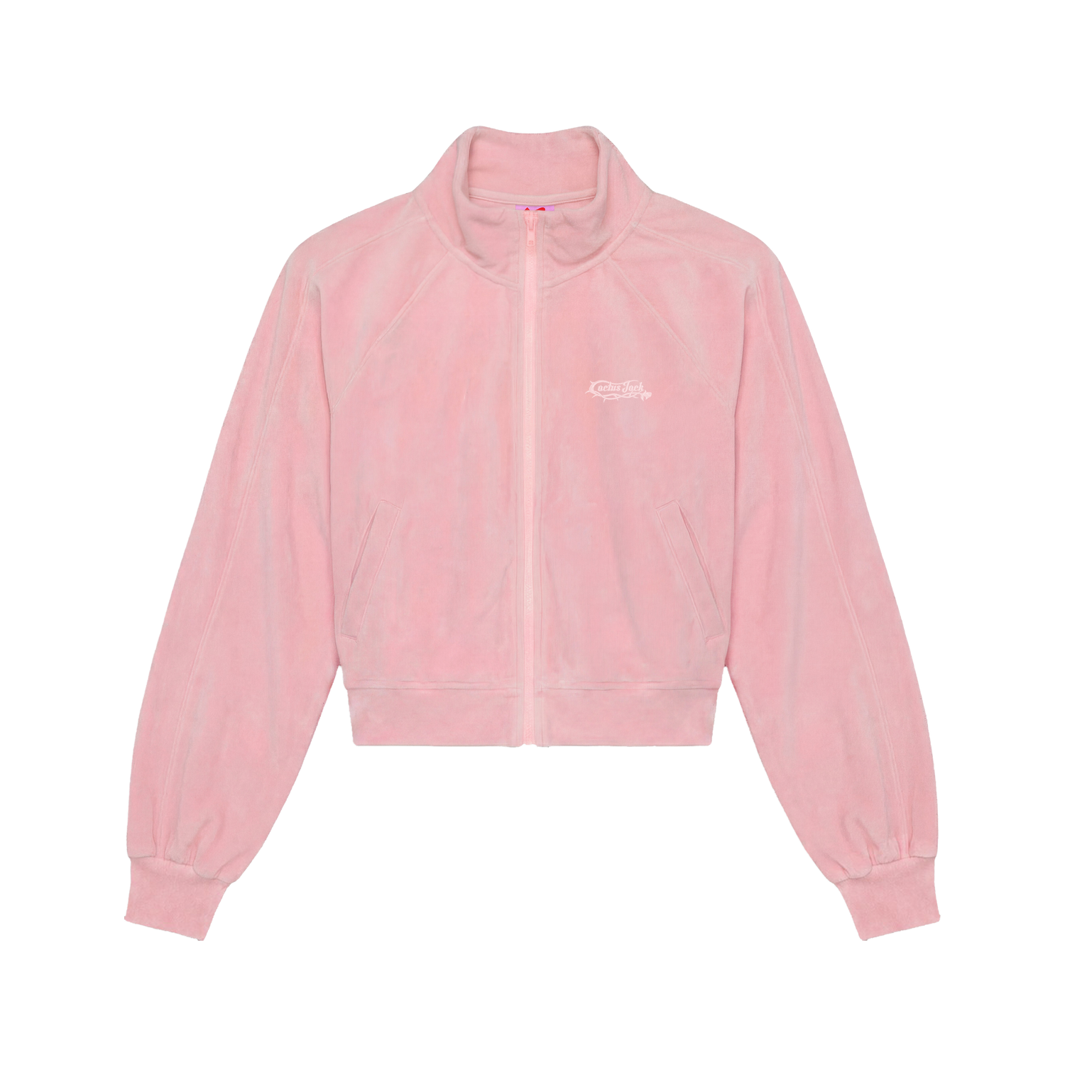 CJ X NIKE WOMEN'S PINK VELOUR JACKET