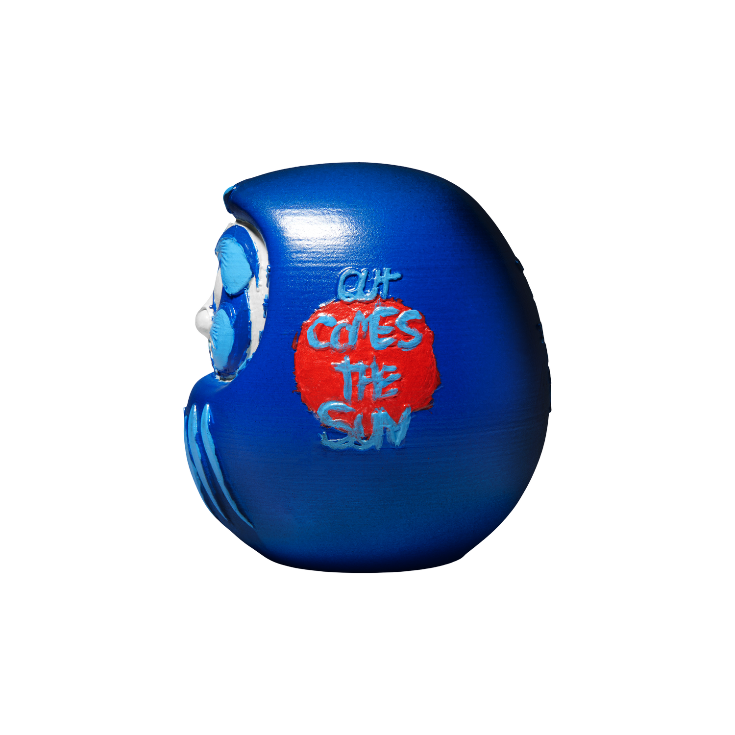 CJ X FRAGMENT DARUMA DOLL (BLUE)