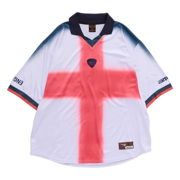 CJ X NIKE ENGLAND TOTAL 90 RETRO JERSEY | TRAVIS SCOTT CJ X NIKE ENGLAND TOTAL 90 RETRO JERSEY | TRAVIS SCOTT