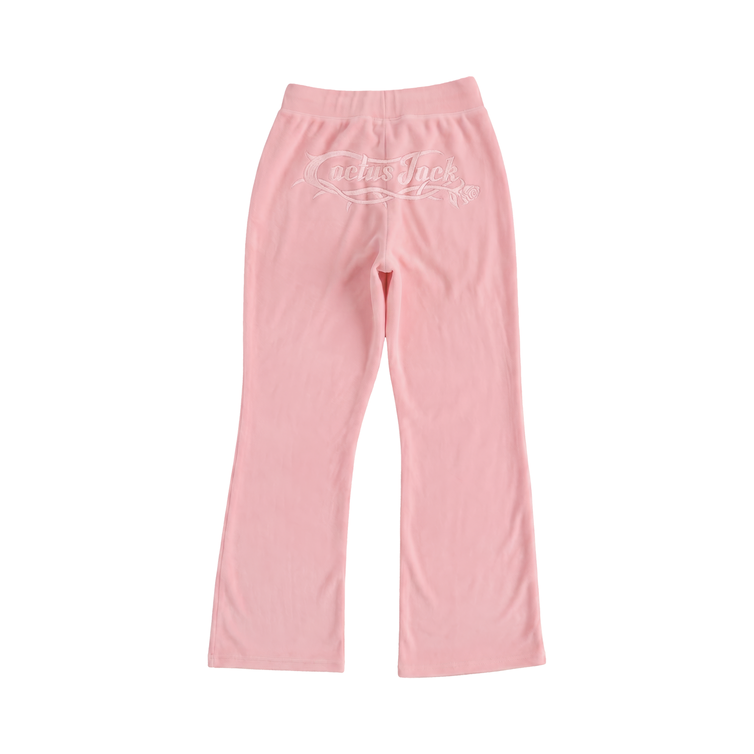 CJ X NIKE WOMEN'S PINK VELOUR PANTS | TRAVIS SCOTT