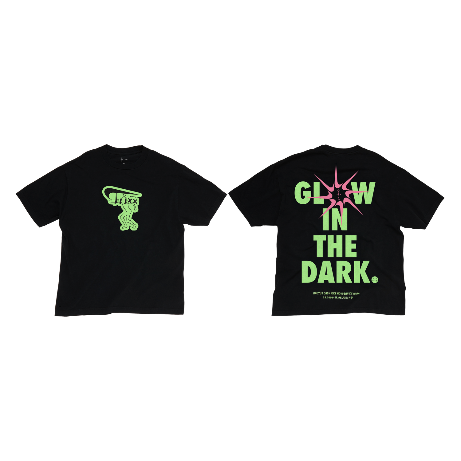 CJ X NIKE T-REXX GLOW IN THE DARK TEE (BLACK)