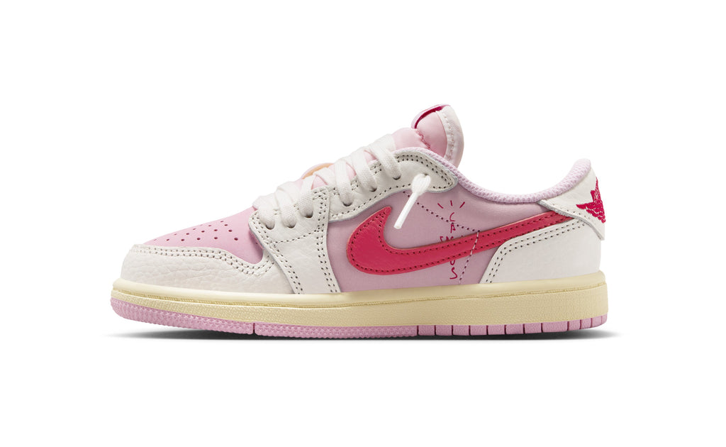 Air Jordan 1 Low SP (PS) -  Shy Pink-Tropical Pink